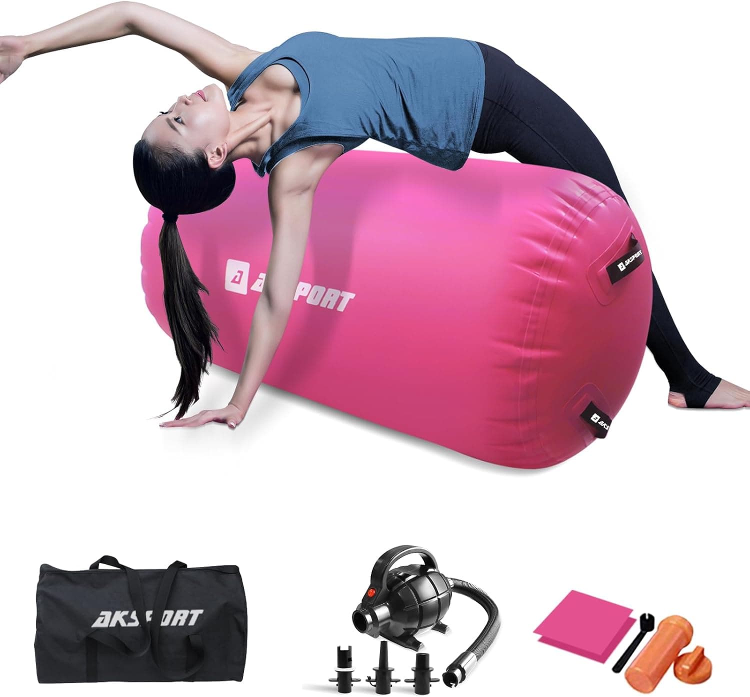 Rodillo inflable AKSPORT Air Roller 68,38 € (antes 119,99 €) para espalda