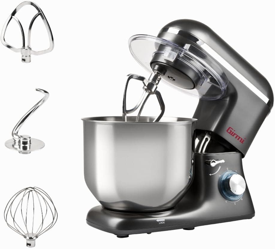 Girmi IM46 Gastronomo Amasadora Batidora, 8 Litros, 1800 W, 6 Velocidades, Reci…